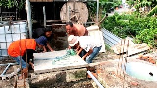 Insiden Berd4rah Jari Kejepit Beton Saat Penutupan Septic tank  Update Pembuatan Tempat Ngising [upl. by Fidel]