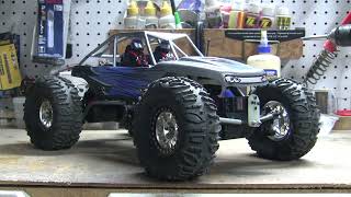 OMG LCG chassis Red Cat Danchee Ridgerock  FTX Ravine RC crawler [upl. by Leonanie]