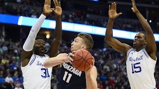 Gonzaga vs Seton Hall Desi Rodriguez dunk [upl. by Luing]