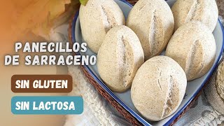 Panecillos de Sarraceno Sin Gluten y Sin Lactosa  Receta paso a paso [upl. by Trebleht]