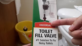 Fluidmaster 400A Universal Toilet Fill Valve [upl. by Nilhtac439]