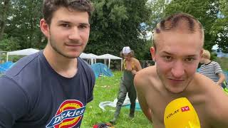 Szene Openair 2023 Besucherumfrage Super Stimmung am Campingplatz [upl. by Yusuk]