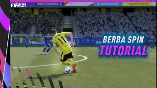 FIFA 21 Berba Spin Tutorial  Simple amp Effective Skill Tutorial [upl. by Laurette986]