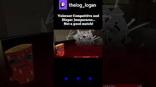 Valorant Competitive and Dixper Jumpscares Not a good match shorts valorant clips dixper [upl. by Calder350]