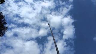 DX WIRE mast 15 meter [upl. by Shaum]