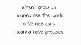 Pussycat Dolls  When I grow up LYRICS [upl. by Hardigg]