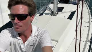 Beneteau Oceanis 511  Test Sail w New Electronics [upl. by Nairrod]