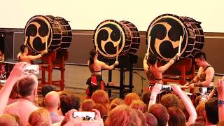 Taiko drums Jfest Moscow [upl. by Kared]