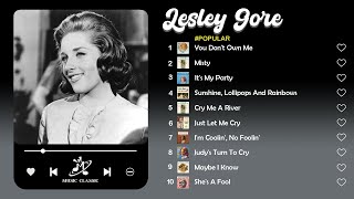 Lesley Gorey  Top 10 Popular Songs On Spotify  Lesley Gore Collection Songs 2024 [upl. by Arakat575]