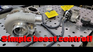 External Wastegate Setup Episode 2 Simple Adjustable Boost Controller [upl. by Noxas792]