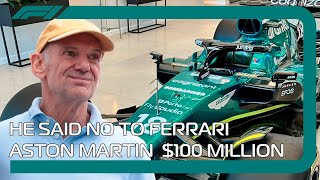 Adrian Newey Shocks F1 Rejects Ferrari to Sign 100 Million Deal with Aston Martin [upl. by Eelsha271]