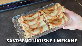 Kako napraviti SAVRŠENE PALAČINKE Pogledajte ovaj recept 🍫🥞 [upl. by Alla496]