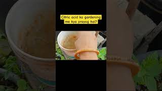 Uses of citric acid in gardening [upl. by Ancel]