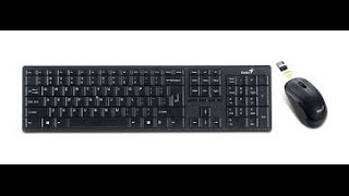 GENIUS SLIMSTAR 8000ME WIRELES SLIMKEYBOARD COMBOUNBOXINGREVIEW [upl. by Aener68]