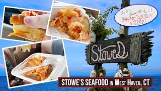 Did we find the BEST LOBSTER ROLL in CT STOWES SEAFOOD in West Haven [upl. by Kendre]