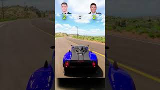 Cristiano Ronaldo VS Lionel Messi  forza horizon 5  shorts [upl. by Emsoc]