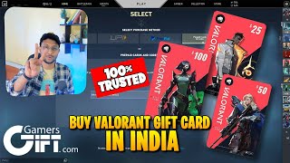 2022  How to Buy amp Redeem Valorant GIFT CARDS in INDIA  GamersGift genuine or FAKEvalorantindia [upl. by Dolly140]