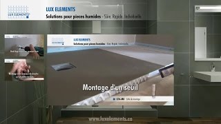 LUX ELEMENTS Bandeannonce  Solutions pour pièces humides spécifique à lAmérique du Nord [upl. by Yarezed]