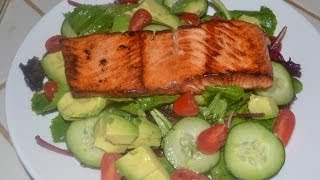 Ensalada con salmon  Receta para perder peso [upl. by Anailuj]