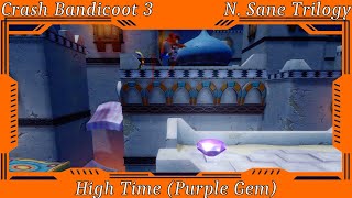 Crash Bandicoot 3 Warped  High Time Purple Gem [upl. by Aiket]