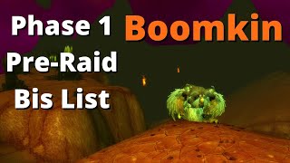 Boomkin PreRaid Bis  Most Important Items  TBC Classic  Phase 1 [upl. by Sirahs]