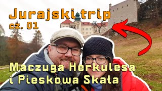 FOTOtrip002 📷 ZAMEK NA PIESKOWEJ SKALE i MACZUGA HERKULESA  fotografia podróże VLOG084 [upl. by Adnarem660]