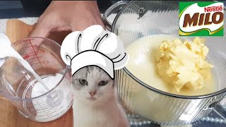 Easy and Delicious Cake with MILO  Indulgence Batik Cake  ASMR [upl. by Huai637]