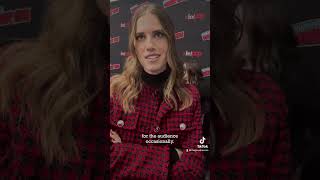 Allison Williams on M3GAN campy tone megan m3gan horror campy allisonwilliams getout movies [upl. by Bust]