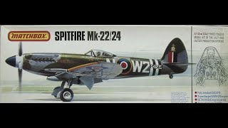 Classic Matchbox 132 Spitfire Mk2224 PK501 kit review [upl. by Dajma326]