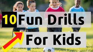 🎯How to Coach Soccer for U5 U6 U7 Age Groups  10 Fun Drills For Kids 2021 [upl. by Ahtnahc]