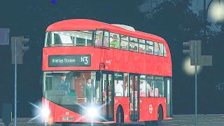 OMSI2London RtN3 to Anerley Station New Routemaster  844 [upl. by Ringo]