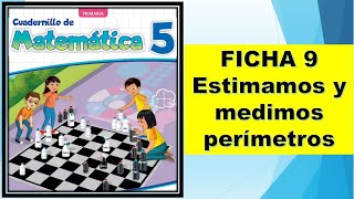 FICHA 9 Estimamos y medimos perímetros [upl. by Ahsinrats220]