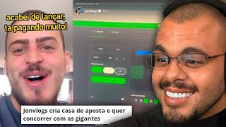 JONVLOGS ABRE CASSINO PRA CONCORRER CONTRA LUVA DE PEDREIRO [upl. by Acemahs]