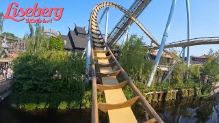 Valkyria Front Seat OnRide POV 4K  Liseberg 2023 [upl. by Aihtak652]