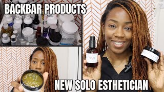 BACKBAR PRODUCTS AS A NEW SOLO ESTHETICIAN  SPRING 2024 [upl. by Isle]