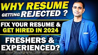 How to Edit your pdf Resume  Fix Your Resume and GET HIRED in 2024  Freshers amp Experienced [upl. by Allicsirp]