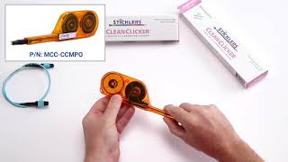 MicroCare  Limpiador de conectores MPO CleanClicker 600 [upl. by Adaran]