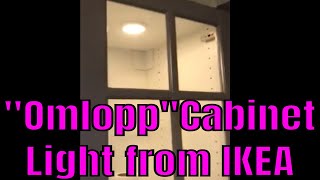 How I installed my Omlopp cabinet lights from Ikea [upl. by Olracnaig]