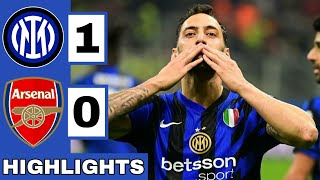 🔵Inter Milan vs Arsenal 10 Extended HIGHLIGHTS  UEFA Champions League [upl. by Mosi]