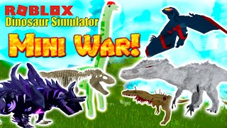 Roblox Dinosaur Simulator  Mini War [upl. by Ainad415]