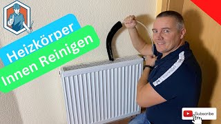 Heizkörper Reinigung von innen  Anleitung  ✅✅✅ [upl. by Brigitte]