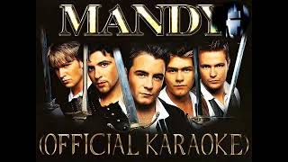 Westlife  Mandy Official Karaoke [upl. by Auqinihs113]