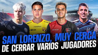 SAN LORENZO  LOS JUGADORES AL CAER PARA REFORZAR EL ATAQUE [upl. by Apthorp]