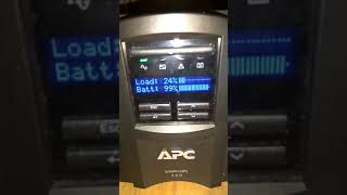 APC Smart UPS Self Test SMT750i [upl. by Alor]