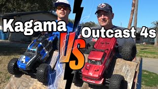 Team Corally Kagama VS Arrma Outcast 4s 🔥⚡️ [upl. by Fanny9]