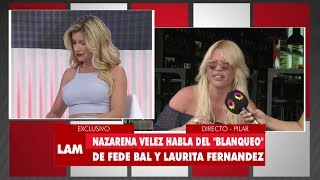 ¡Nazarena Vélez ninguneó en vivo a Laurita Fernández [upl. by Ninaj]