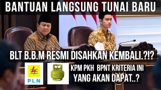 RESMI BLT BBM TAMBAHAN BONUS DIADAKAN KEMBALI KPM PKH BPNT BISA DAPAT HASIL RAPAT INFORMASI [upl. by Bywoods]