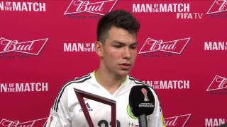 Hirving Lozano FIFA Man of the Match  Match 9 Mexico v Russia [upl. by Oliana]