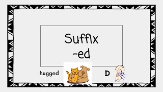 Suffix ED Sounds like D  4 Minute Phonics [upl. by Mylan33]