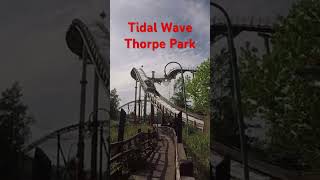 Tidal wave Thorpe park thorpepark Tidalwave ride themepark englandthemepark  tidal wave ride [upl. by Aihtebat328]